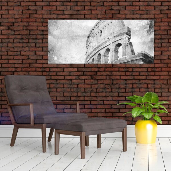 Tablou - Carte poștală de epocă a orașului N⁰1 (120x50 cm)