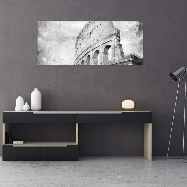 Tablou - Carte poștală de epocă a orașului N⁰1 (120x50 cm)