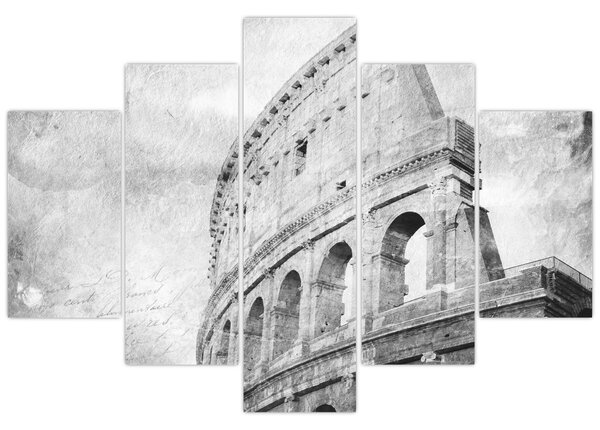 Tablou - Carte poștală de epocă a orașului N⁰1 (150x105 cm)