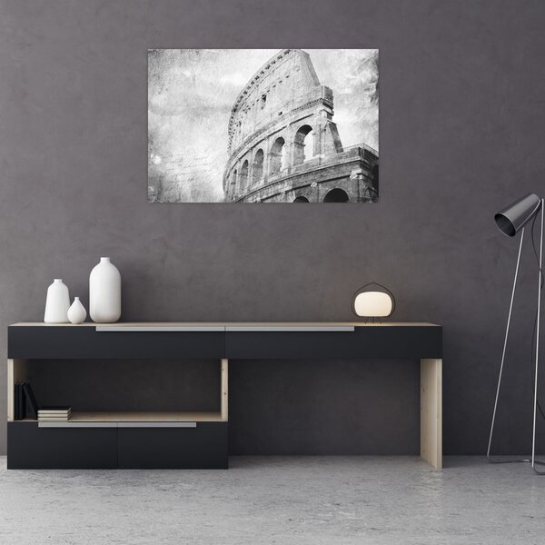 Tablou - Carte poștală de epocă a orașului N⁰1 (90x60 cm)