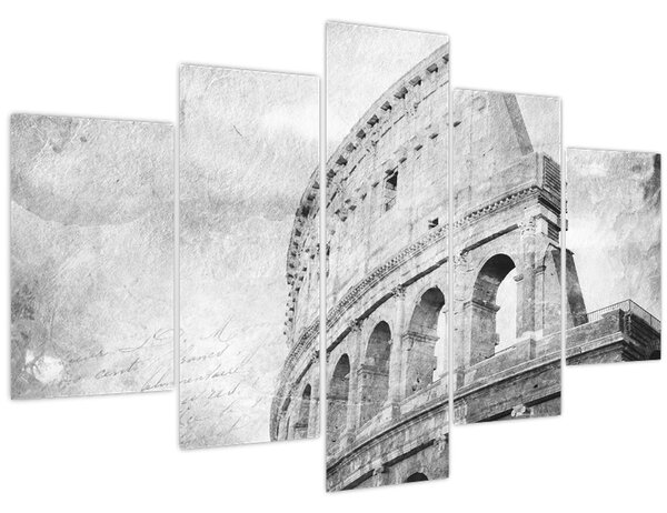 Tablou - Carte poștală de epocă a orașului N⁰1 (150x105 cm)