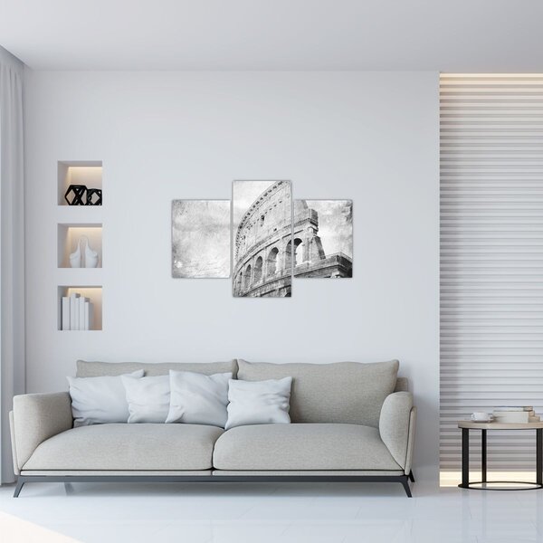 Tablou - Carte poștală de epocă a orașului N⁰1 (90x60 cm)