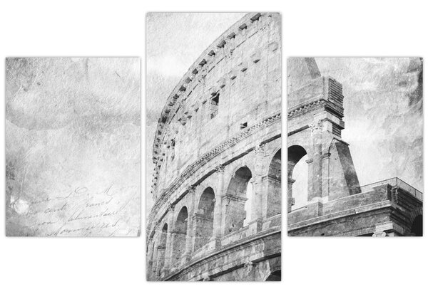 Tablou - Carte poștală de epocă a orașului N⁰1 (90x60 cm)