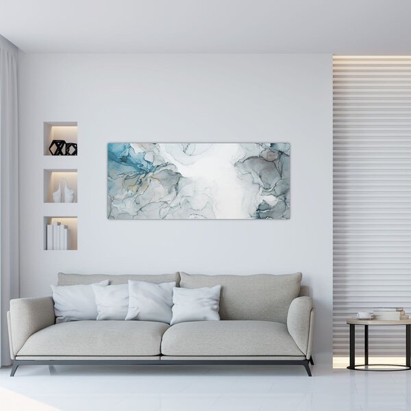 Tablou - Marmură albastră (120x50 cm)