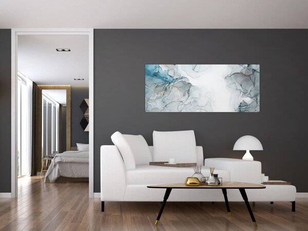 Tablou - Marmură albastră (120x50 cm)