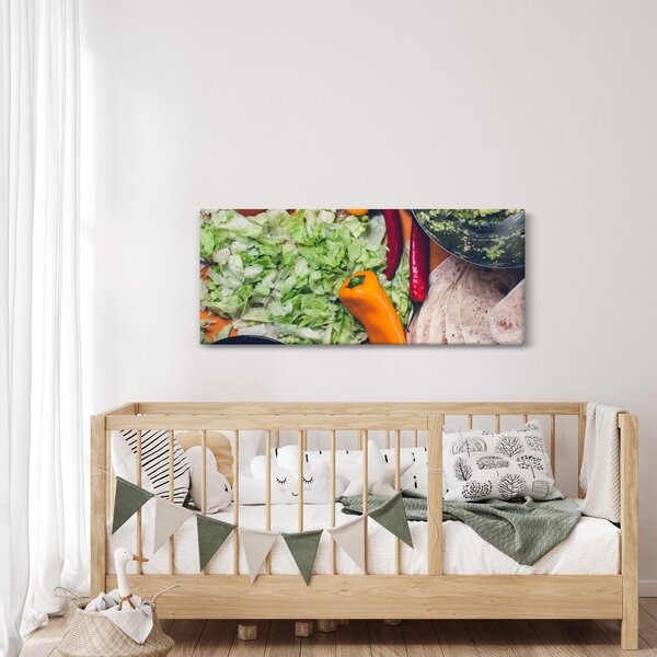 Tablou cu legume (120x50 cm)