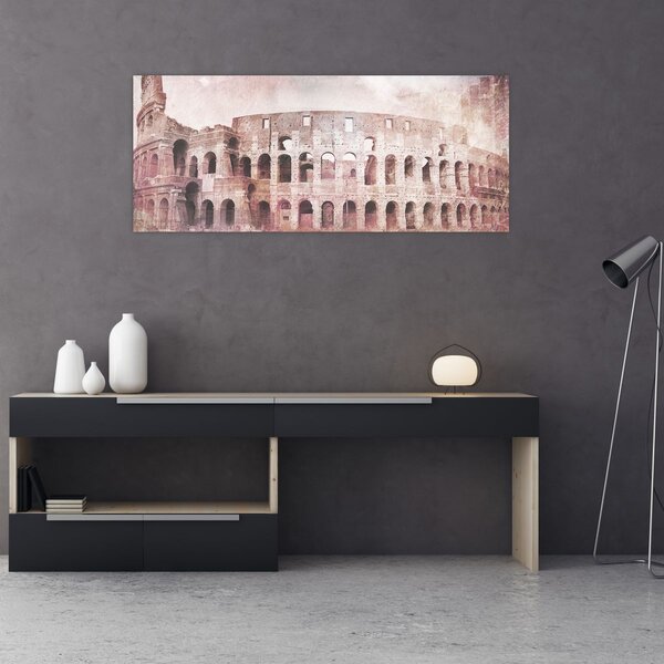 Tablou - Carte poștală de epocă a orașului N⁰2 (120x50 cm)