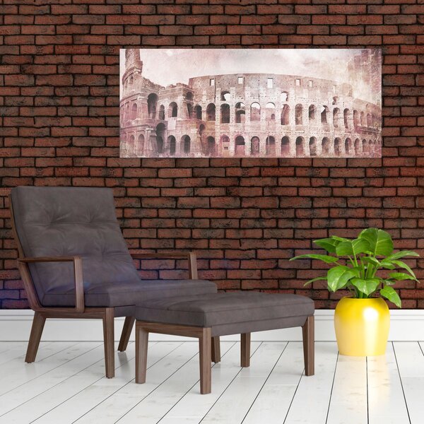 Tablou - Carte poștală de epocă a orașului N⁰2 (120x50 cm)
