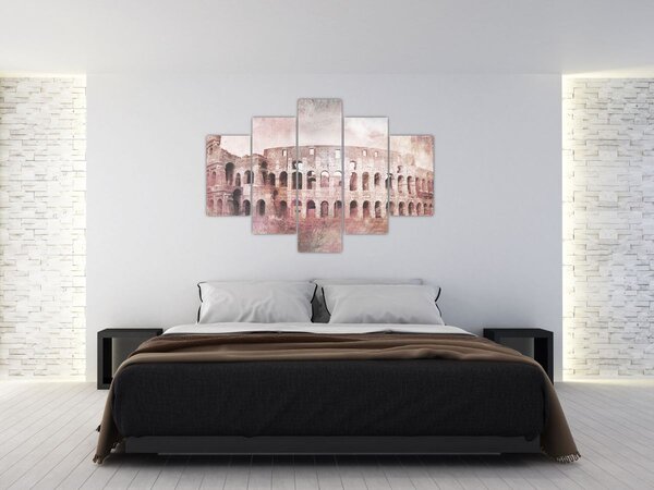 Tablou - Carte poștală de epocă a orașului N⁰2 (150x105 cm)