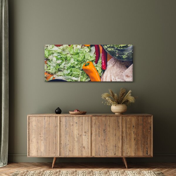 Tablou cu legume (120x50 cm)