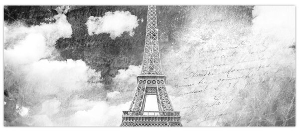 Tablou - Carte poștală de epocă a orașului N⁰3 (120x50 cm)