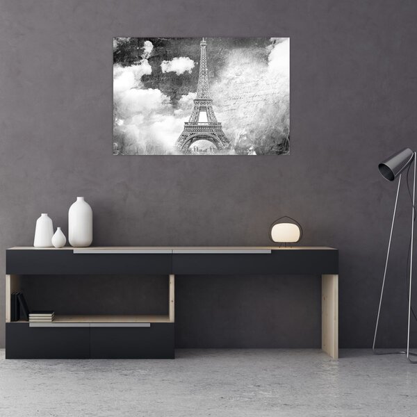 Tablou - Carte poștală de epocă a orașului N⁰3 (90x60 cm)