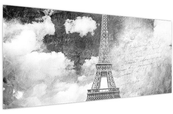 Tablou - Carte poștală de epocă a orașului N⁰3 (120x50 cm)