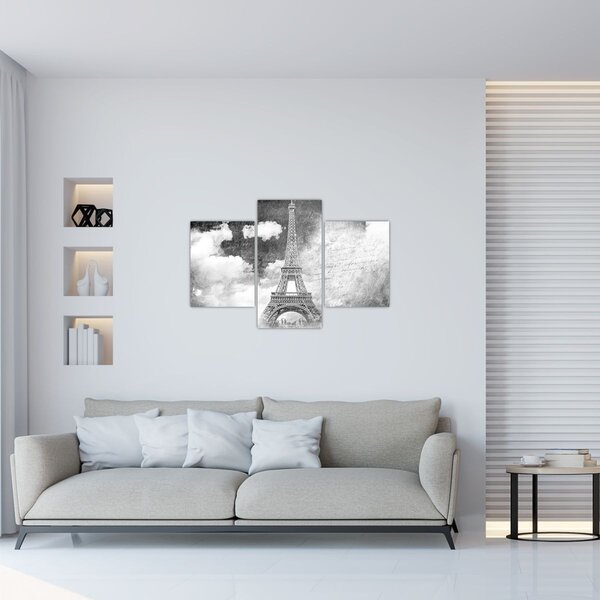 Tablou - Carte poștală de epocă a orașului N⁰3 (90x60 cm)