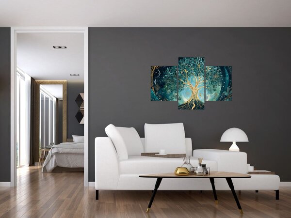 Tablou – Arborele vieții în univers (90x60 cm)