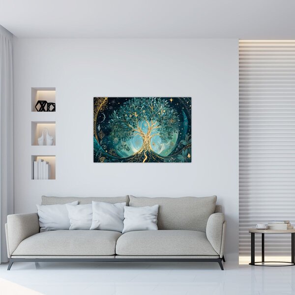 Tablou – Arborele vieții în univers (90x60 cm)
