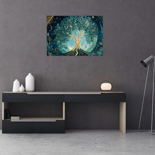Tablou – Arborele vieții în univers (70x50 cm)