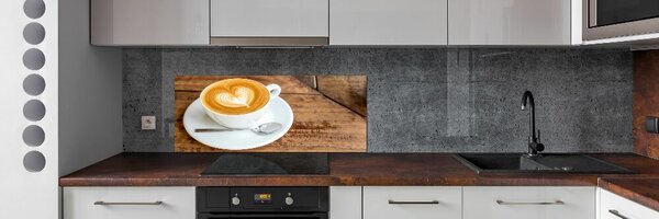 Panou perete bucătărie Cafea într-o ceașcă