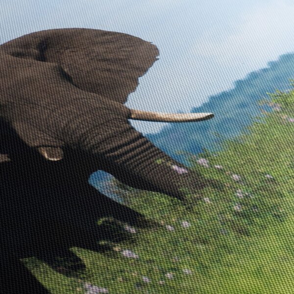 Tablou cu elefant (120x50 cm)