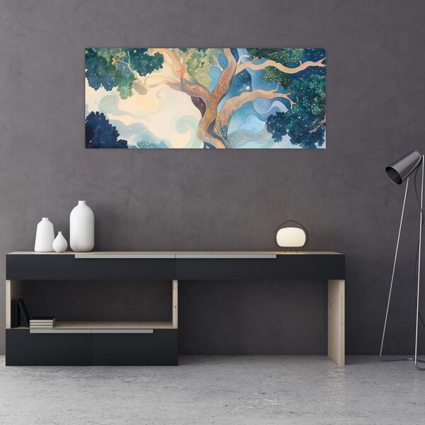Tablou – Arbore cosmic (120x50 cm)