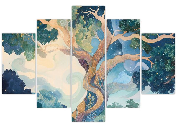 Tablou – Arbore cosmic (150x105 cm)