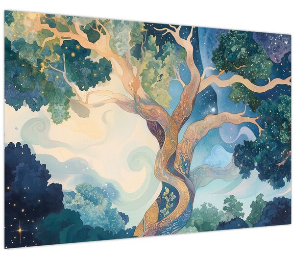 Tablou – Arbore cosmic (90x60 cm)
