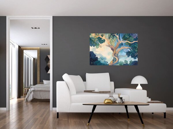 Tablou – Arbore cosmic (90x60 cm)