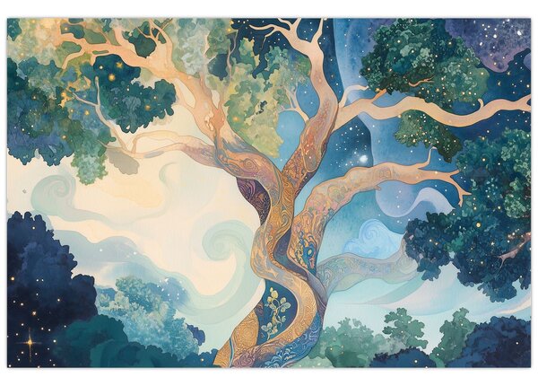 Tablou – Arbore cosmic (90x60 cm)
