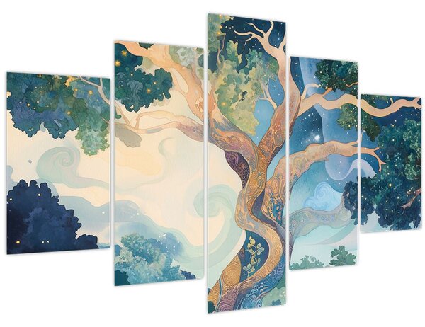 Tablou – Arbore cosmic (150x105 cm)