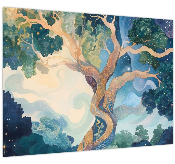 Tablou – Arbore cosmic (70x50 cm)