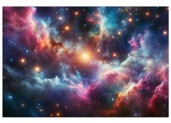 Tablou - Univers întunecat (90x60 cm)
