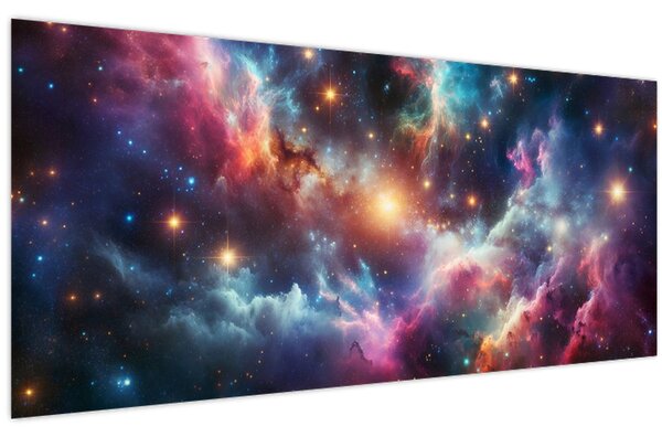 Tablou - Univers întunecat (120x50 cm)