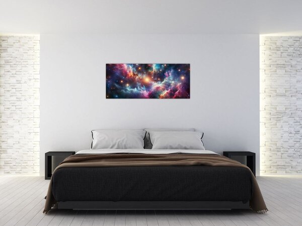 Tablou - Univers întunecat (120x50 cm)