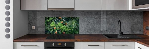 Sticlă pentru bucătărie junglă exotice
