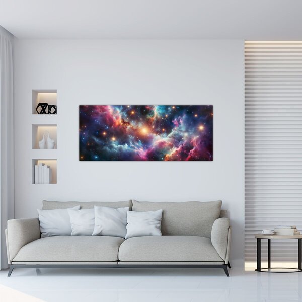 Tablou - Univers întunecat (120x50 cm)