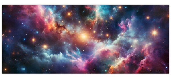 Tablou - Univers întunecat (120x50 cm)