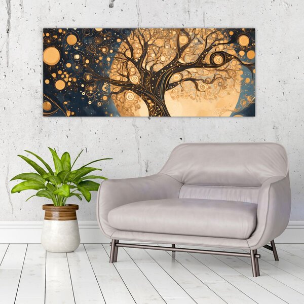 Tablou – Arbore suprarealist (120x50 cm)