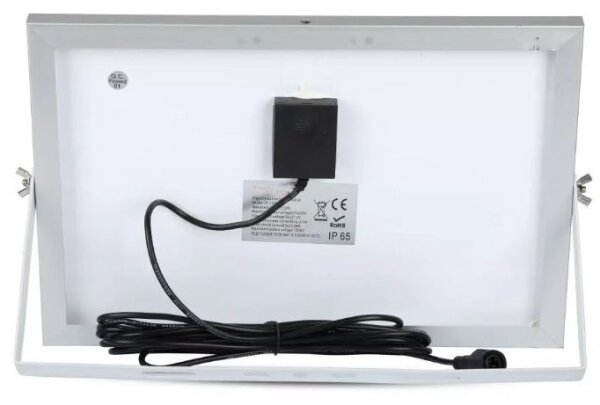 Reflector solar LED reglabil 12W/3,2V 6000K IP65 cu telecomandă