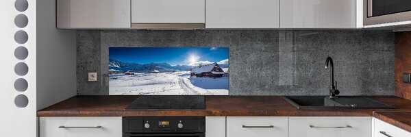 Panou sticlă bucătărie Hale Tatry