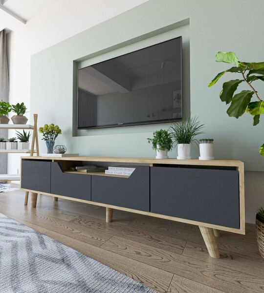 Roma 180 - Sapphire Oak, Anthracite