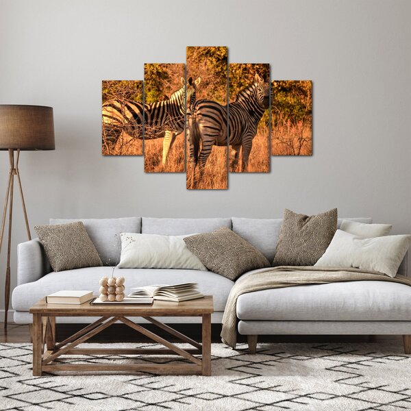 Tablou cu zebre (150x105 cm)