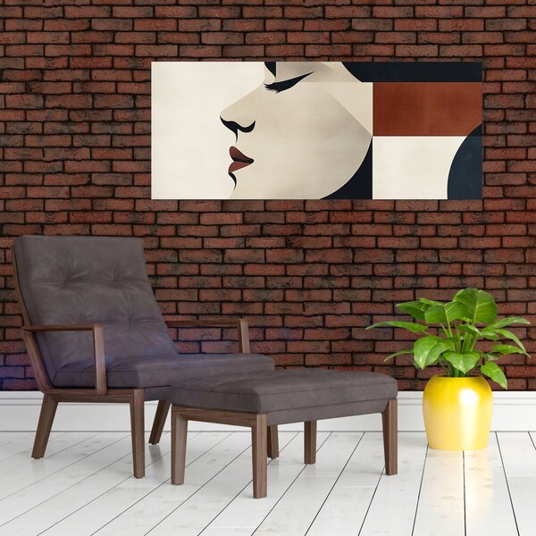 Tablou - Femeie din profil (120x50 cm)