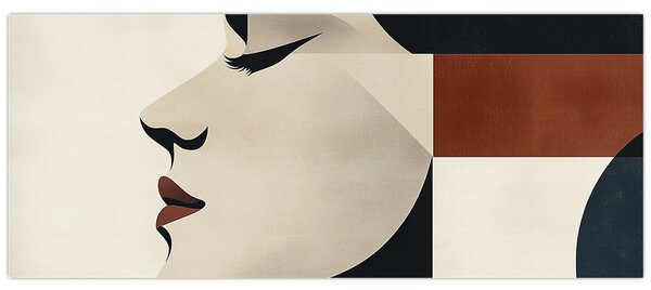 Tablou - Femeie din profil (120x50 cm)