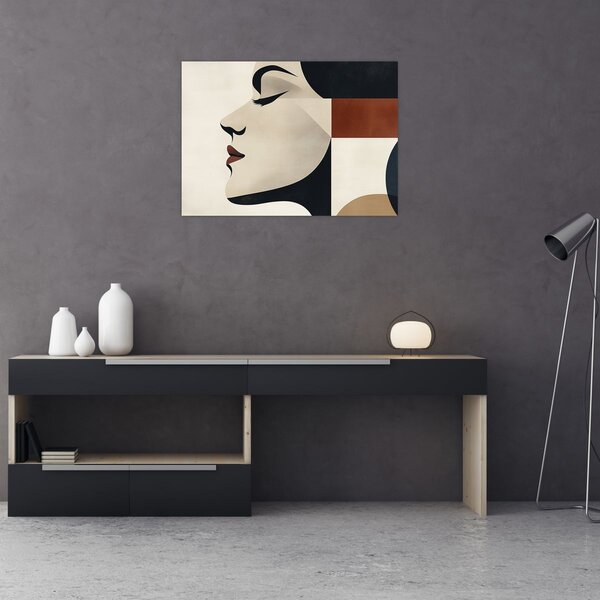 Tablou - Femeie din profil (70x50 cm)