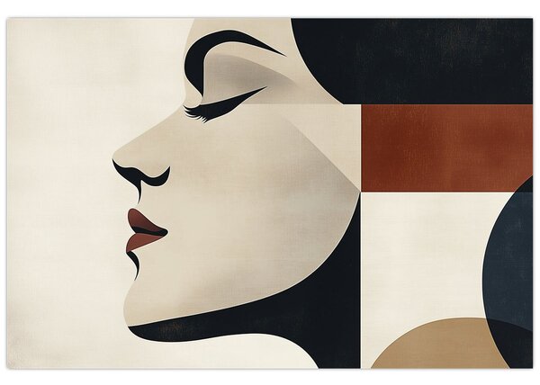 Tablou - Femeie din profil (90x60 cm)