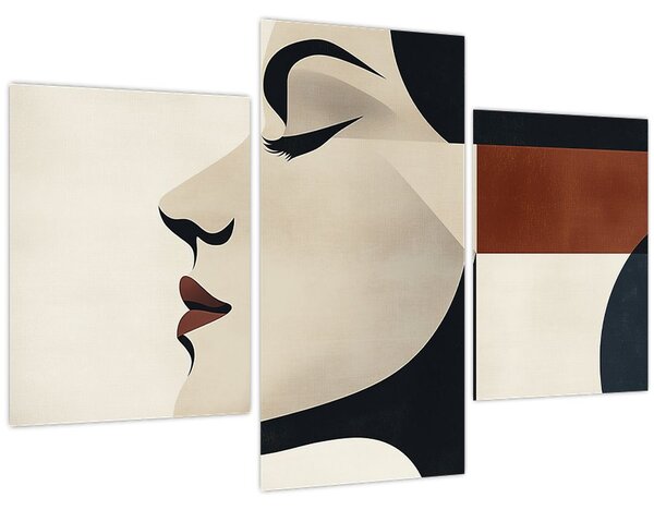 Tablou - Femeie din profil (90x60 cm)
