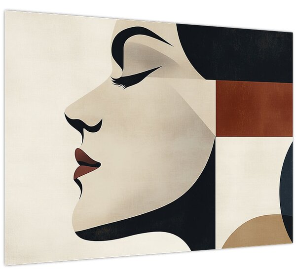 Tablou - Femeie din profil (70x50 cm)