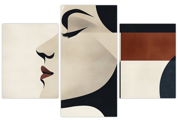 Tablou - Femeie din profil (90x60 cm)
