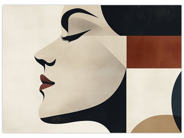 Tablou - Femeie din profil (70x50 cm)