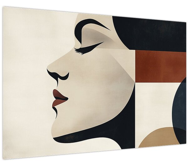 Tablou - Femeie din profil (90x60 cm)